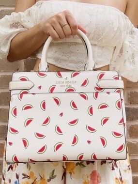 PRICE DROP -On Sale!! NWT!
Kate Spade White Watermelon Print Top-Handle Satche